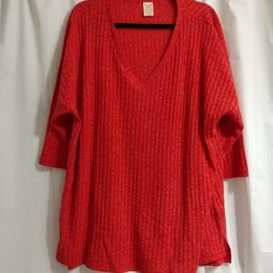 Faded Glory Women's Vibrant Red Tunic
